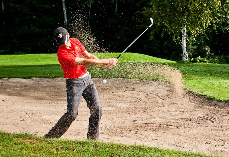 Mark in the bunker