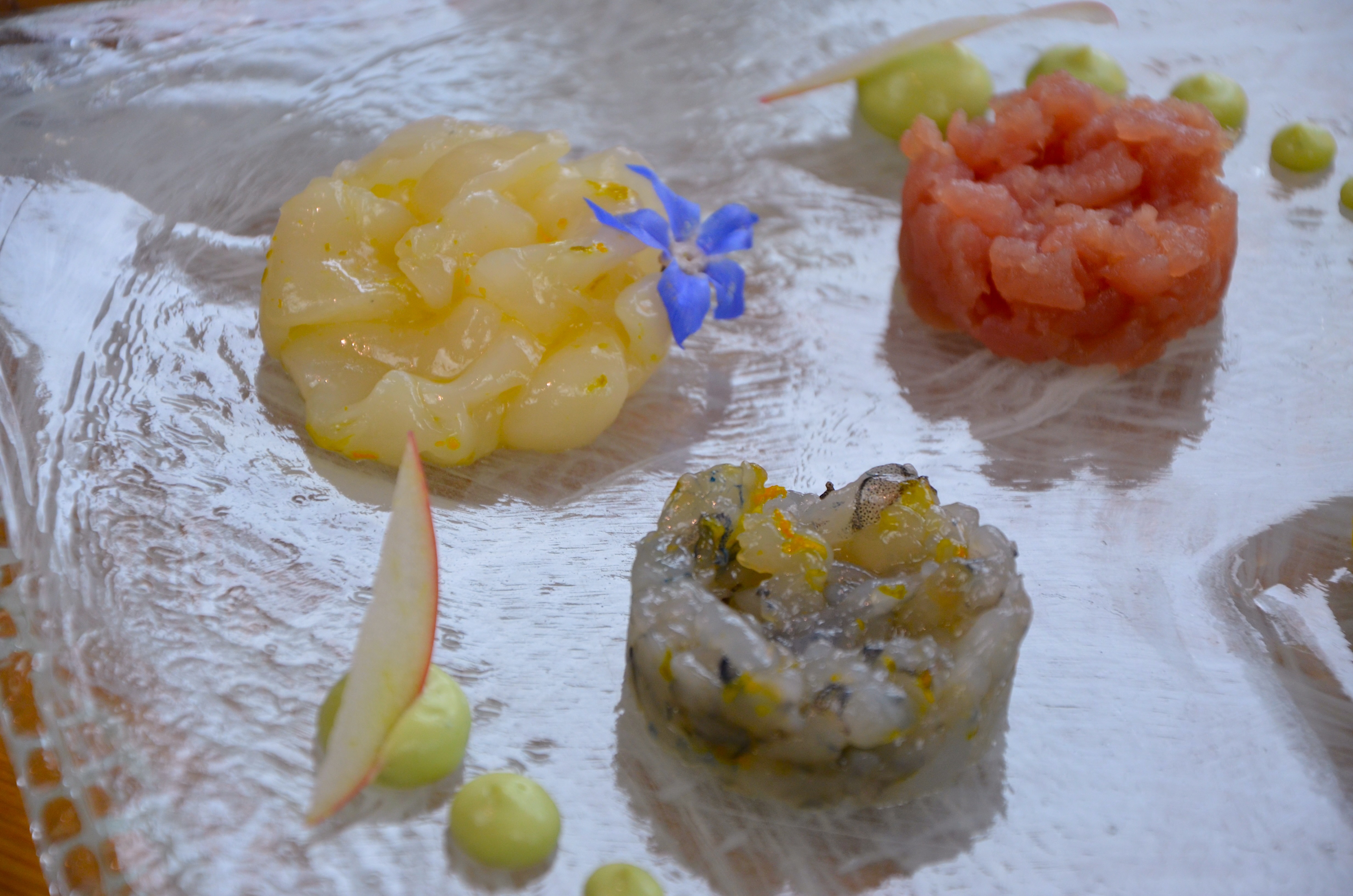 Detailaufnahme: Fischgericht mit feiner Sauce